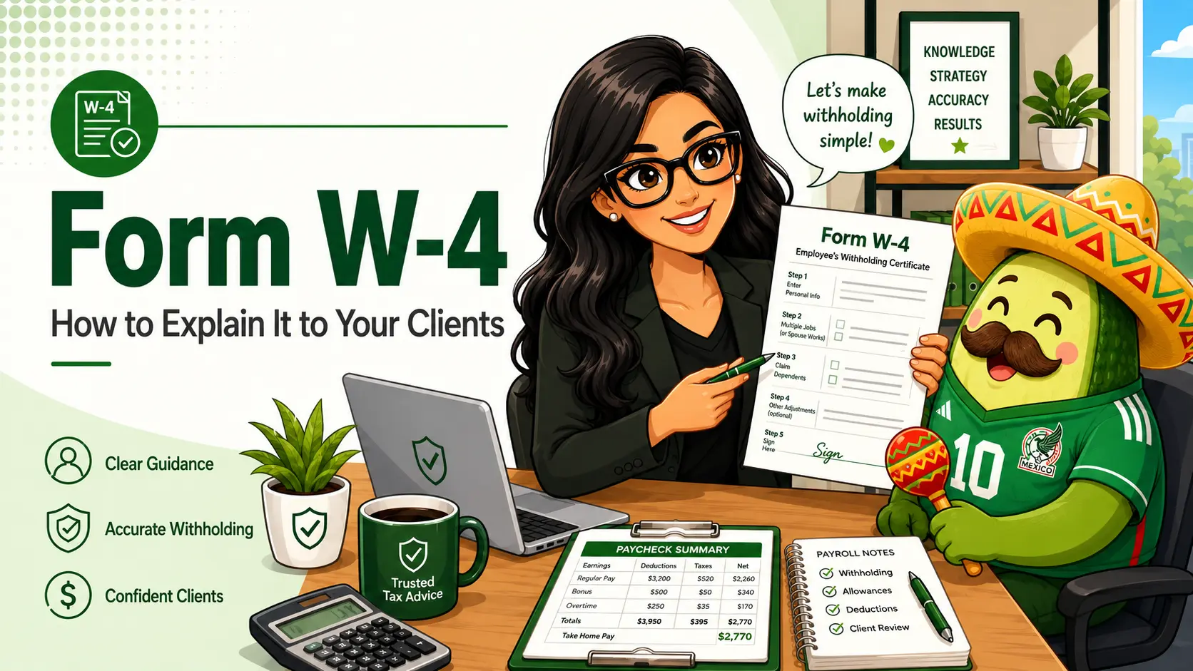 Form W-4: What Tax Pros Should Explain to Their Clients